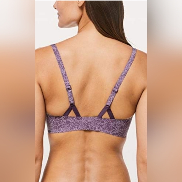 Lululemon Take Shape Bra Arabesque Antoinette Smoky Quartz - C36 - Picture 3 of 6